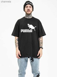T-Shirts pour hommes Mode Drôle Cool Pumba Tee Mignon T-shirts Pumba Hommes Casual Manches Courtes Coton Tops D'été Jersey Costume T-shirt Unisexe