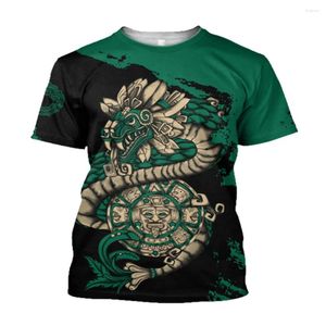 T-shirts pour hommes Fashion Leisure personnalisée Shirt imprimé de style mexicain Tops de cou rond