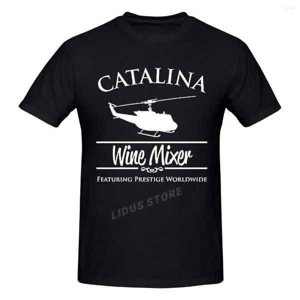 Camisetas para hombre, moda de ocio, camiseta de Catalina Wine Mixer Navy Step Brothers, ropa de calle Harajuku, camiseta gráfica de algodón, camisetas de marca