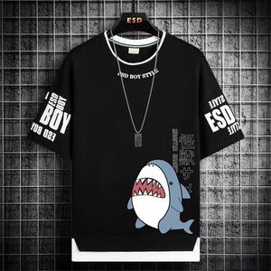 Camisetas para Hombre Camisetas De Moda para Hombre Estilo Coreano Ropa De Calle Camisetas con Estampado De Manga Corta Camisetas para Hombre Ropa Informal Harajuku Camisas GráficasM