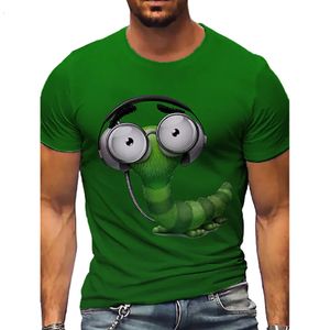T-shirts voor heren Mode Zomer leuke T-shirts voor heren Leuke grappige kikkerafbeeldingen 3D-printen Korte mouwen Casual Harajuku-stijl Streetstyle-kleding 230608