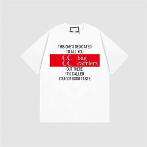 T-shirts pour hommes Mode T-shirt pour hommes 2023 GGity Nouveau coton doux anti-rides lettres d'impression décoratives rétro étudiants occasionnels amoureux manches courtes 017-02