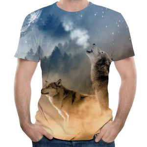 T-shirts pour hommes Fashion Mens Splash-ink Impression 3D Tees Shirt T-shirt à manches courtes Blouse Tops Non Iron White Dress ShirtMen's