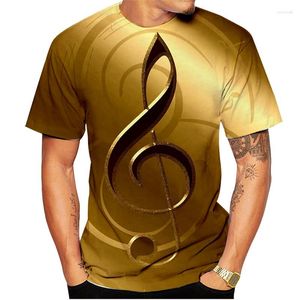 Mannen T Shirts Mode Piano Muzieknoot Gedrukt Shirt Mannen Vrouwen 3D Sweatshirts Grappige Tops Trui Sportwear Hip Hop tees