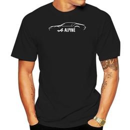 Heren T-shirts Mode Zomer T-shirt Frankrijk ALPINE A310 V6 GEÏNSPIREERDE KLASSIEKE AUTO T-SHIRT Katoenen T-shirt Heren