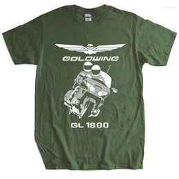 Mannen T-shirts Mode T-shirt Katoen Tees Betere Kwaliteit Goldwing GL1800 Motocycles Mannen Heren Merk T-shirt Mannelijke Gift tops