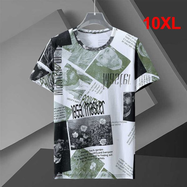 Camisetas de hombre Camisetas de moda Van Gogh Girasoles Imprimir Streetwear Harajuku Tops Camisetas Verano Camiseta de manga corta Tallas grandes 10XL Baggy Hombre G230303