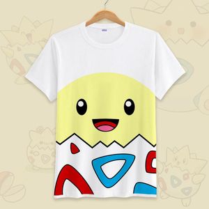 Mannen T Shirts Mode Togepi Shirt Anime Mannen T-Shirts Jongen Meisje Katoen Korte Mouw Plus Size Tees Top