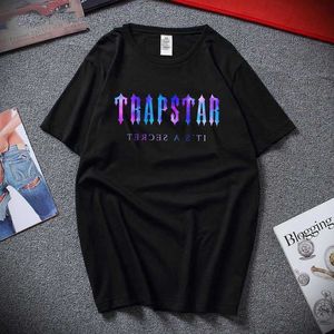T-shirts pour hommes mode Trapstar 3D T-shirts hommes décontracté respirant coton Streetwear été doux à manches courtes t-shirt surdimensionné