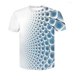T-shirts masculins Vortex Vortex Vertigo Science Fiction 3D Print Unisexe Casual Short Streetwear TEE TOE