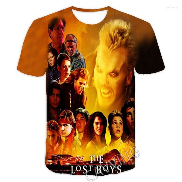 Camisetas de moda para hombre y mujer, camisetas informales con estampado 3D de The Lost Boys, camisetas de Hip Hop, camisetas de estilos Harajuku, ropa