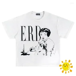 Homens camisetas Fasion Qualidade Menina Graffiti Imprimir ERD Camisa Homens Mulheres Top Tee T-shirt