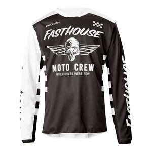 T-shirts masculins Fasthouse Summer Mtb Road Motocross Shirt Men Homme Breffe de montagne Breft Maillot de cyclisme à manches longues