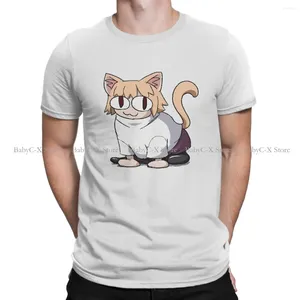 Camisetas para hombre Fat Est Camisetas Neco Arc NECOARC Cat Hombres Tops gráficos Camisa Cuello redondo