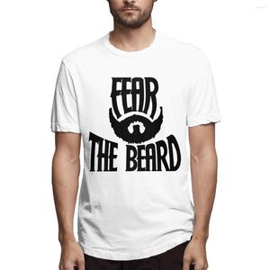 Camisetas para hombre, ropa informal con estampado de barba de Fear The Bear, camiseta de manga corta informal de Hip Hop para hombre de verano 2023, camisetas para hombre