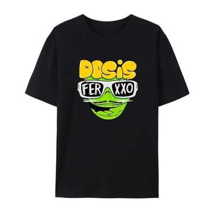 T-shirts voor heren FEID FERXXO Katoen print T-shirt Men Women Tour Rapper Hipster Strtwear Summer Short Slve Hip Hop Populaire casual camisetas Y240509
