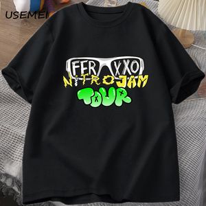 T-shirts pour hommes Feid Ferxxo kaus Pria Wanita des années 90 Rappeur pria musim panas katun lengan pendek uniseks Streetwear ukuran besar 230516