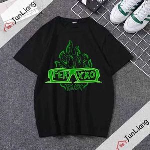 T-shirts voor heren FEID FERXXO Dames T-shirt Nitro Jam Tour T-shirt Rap Singer T-shirt 90S Heren Top Ferxxo T-shirt J240527