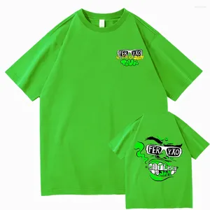 Heren T-shirts Ferxxoo Feid 2024 Retro Mannen/vrouwen Grafisch Sweatshirt Vintage Grappige Zomer Katoenen T-shirt Unisex Tee Klassieke Kleding