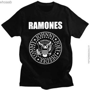 Camisetas para hombres Fghfg Mujeres Fghfg Ramone Seal Gráfico Camiseta para mujer Punk Rock Fghfg Forest Hills Álbum Unisex Hombres Mujeres Camiseta 240130