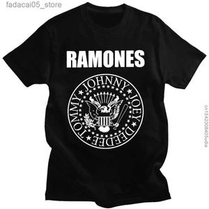 T-shirts hommes Fghfg Femmes Fghfg Ramone Seal Graphic T-shirt Punk Rock Fghfg Forest Hills Album Unisexe Hommes Femmes T-shirt Q240131