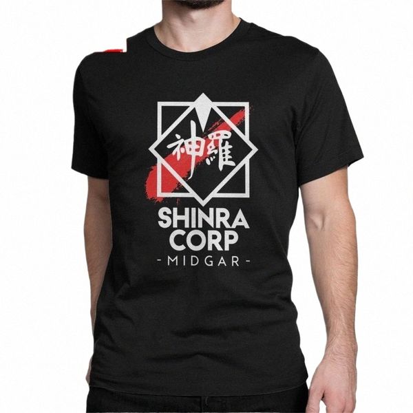 T-shirts pour hommes Final Fantasy Vintage Pure Cott Tees à manches courtes Cloud FF7 Jeu vidéo Strife Shinra Chocobo T-shirts h6QJ #