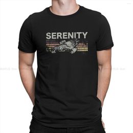 Mannen T Shirts Firefly Serenity Malcolm TV Man TShirt Retro Vintage Design Mode Polyester Shirt Harajuku Streetwear Trend