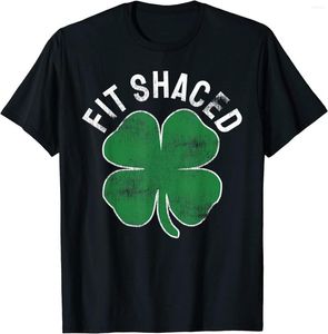 T-shirts pour hommes Fit Shaced Funny Irish Drinking ST PATRICKS DAY Shamrock T-Shirt