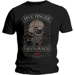 Heren T-shirts Five Finger Death Punch Wicked Zwart T-shirt voor heren (Medium) J230731