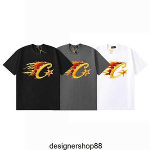 T-shirts voor heren Flame-C-Starz Fashion Flame CC Loose Teenage Couple Short Sleeve Underlay