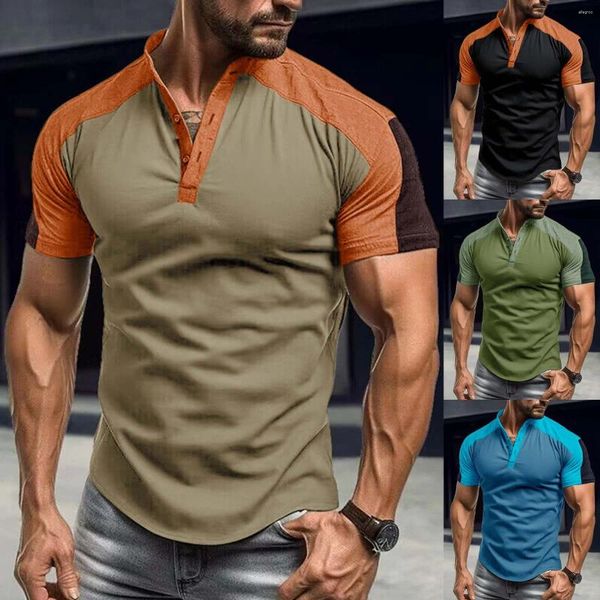 Camisetas para hombres para hombres Paquete de moda que no encoge Primavera y verano Pantalón corto casual para hombre Manga larga alta