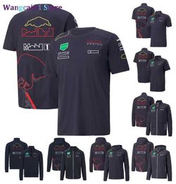 T-shirts pour hommes Formule 1 T-shirts F1 Team Polos 2022 Summer New Racing Fans Outdoor Short-Seve Extre Sports Bystander T-Shirt Custom F1 Zip Up Hoodie 0325H23