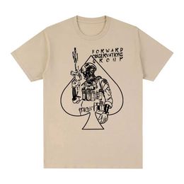 T-shirts pour hommes Forward Observations Group GBRS Vintage T-shirt Death Skeleton Coton Hommes T-shirt Nouveau T-shirt Femmes Tops
