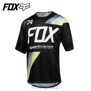 Heren T-shirts Fox Downhill Pak Hoofd Fietsen Mountainbike Racing Motorfiets Korte mouwen Sneldrogend T-shirt Heren Top XLSW