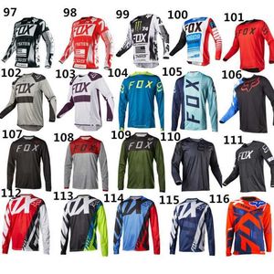 T-shirts pour hommes Foxx Head Foxx Speed Subduing Mountain Bike Riding Suit Top Manches longues pour hommes Costume de course de cross-country T-shirt à séchage rapide