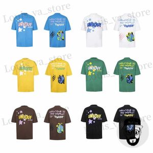 T-shirts masculins Fr Expédition en coton pur T-shirt unique Fashion Casual Summer Men and Womens Top T T240411