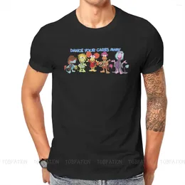 Heren t shirts fraggle comedy tv-show dans je zorgen weg shirt harajuku tiener grafische t-shirt grote size o-neck korte mouw