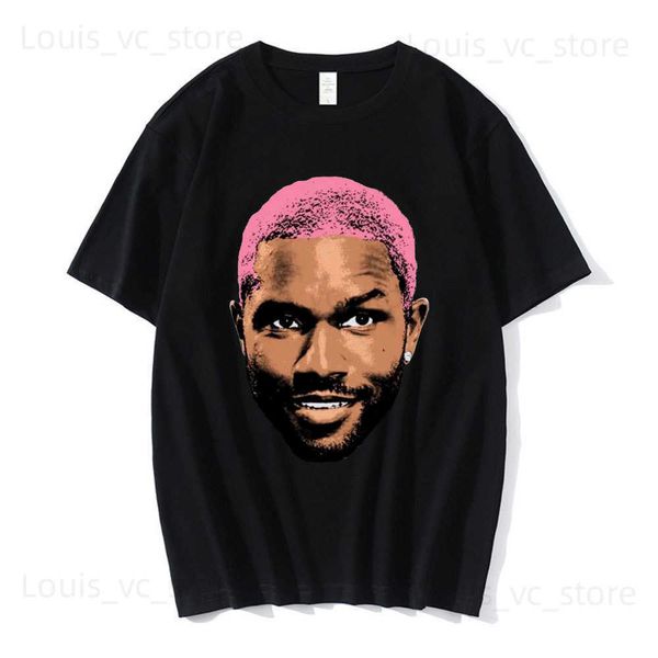 Camisetas para hombres Frank Graphic T Shirt Blond Hip Hop Música popular Cantante R B Camiseta Moda para hombre Hip Hop Manga corta Camisetas de gran tamaño Unisex T230831