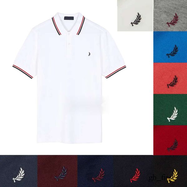 T-shirts pour hommes Fred Perry Shirt Polo de base pour hommes Chemise de créateur Polo d'affaires Luxe cinq nuits à Freddys Top à manches courtes Taille S / M / L / XL / XXL 9