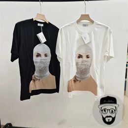 Camisetas para hombres Entrega gratuita de máscara de perlas de algodón puro de alta calidad Hombre IH NOM UH NIT Camiseta para hombre Impreso para mujer Escote redondo Top suelto J240322