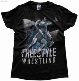 T-shirts voor heren Freestyle Wrestling Sport Lutte Ringer T-shirt. Zomer katoen korte mouw o-neck heren cadeau t-shirt nieuw S-3XL
