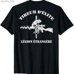T-Shirts Homme T-Shirt Sniper des Forces Spéciales de la Légion étrangère française.T-shirt d'été en coton à manches courtes et col rond pour hommes, nouveau S-3XL Q240130