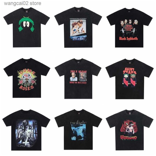 T-shirts pour hommes Frog drift Meilleure Qualité Streetwear Mode Rock Band Surdimensionné Vintage Lâche Films Graphiques Tee Tops T-shirt Pour Hommes Unisexe T230621