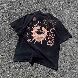 T-shirts voor heren Frog Drift modemerk Perform Exclusive Edition streetwear hiphop vintage kleding losse oversized tees tops T-shirt voor mannen Q240316