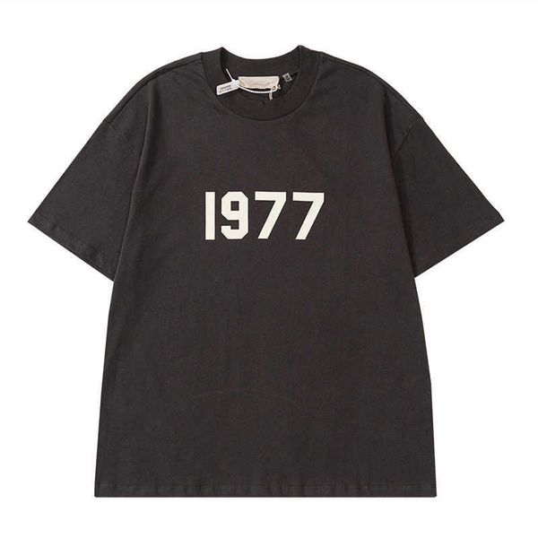 T-shirts hommes Frog Drift Fashion Wear Streetwear 22SS Lettres floquées 1977 Oversize Hip Hop Jerry Design Summer Tee Tshirt Tops Hommes T230209