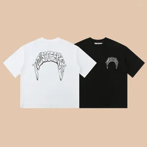 Heren T-shirts Kikker Drift HOUSE OF ERRORS Streetwear Mode Gedrukt Patroon Losse Oversized Katoenen Tops Shirt Tees Voor Mannen unisex