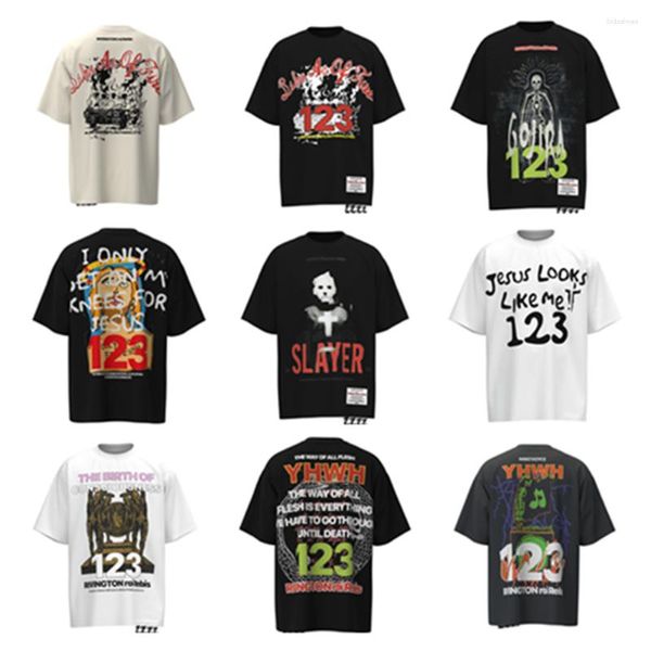 T-shirts pour hommes Frog Drift RRR123 Vintage Streetwear qualité imprimé vêtements coton ample surdimensionné t-shirts hauts t-shirts pour hommes