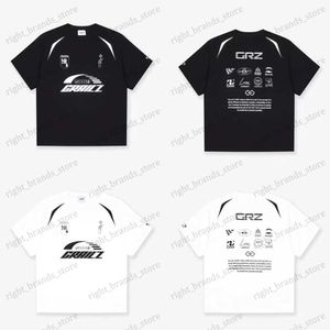 T-shirts pour hommes Frog Drift Streetwear Marque de mode Style fonctionnel Casual Imprimé Vintage Vêtements surdimensionnés Tops amples T-shirt pour hommes T240122