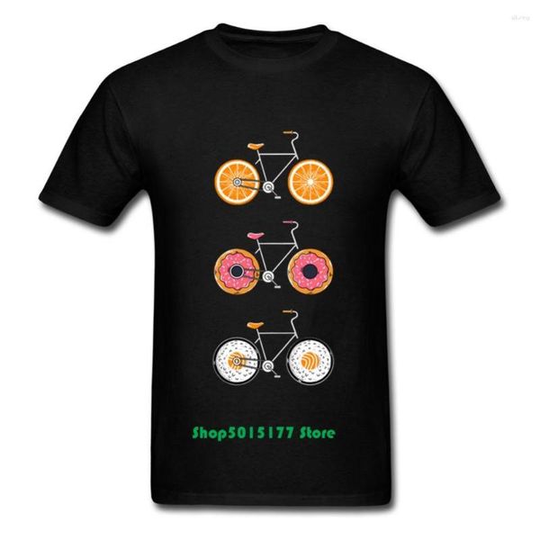 Camisetas de hombre, camiseta de bicicleta de comida de frutas, camiseta de motorista de Enduro de manga corta para hombre, camiseta de algodón Bmx Rider Mountains