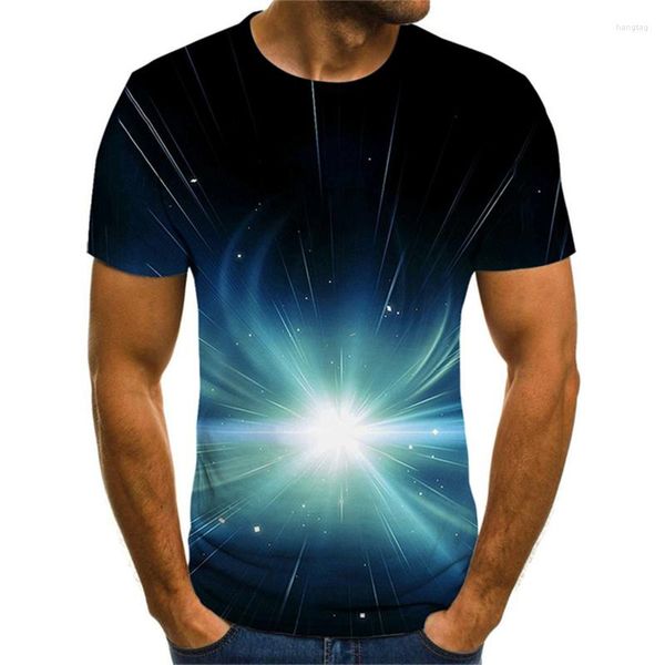 Camisetas para hombre Divertida camisa de lunares 3D para hombres Ropa de calle de verano Camisetas de moda Tops casuales para todos los días Camisetas de manga corta